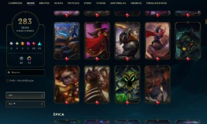 PROMOÇÃO CONTA LOL | 283 SKINS | SEASON 2011 | 100% SEGURA - League of Legends