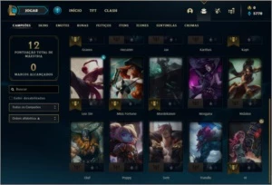 Conta prata 4 com 20 champs e 1 skin - League of Legends LOL