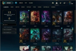 Conta prata 4 com 20 champs e 1 skin - League of Legends LOL