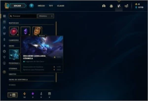 Conta prata 4 com 20 champs e 1 skin - League of Legends LOL
