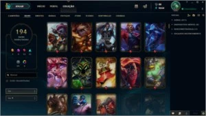 Gold 1 193 skins - League of Legends LOL