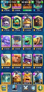 Conta clash Royale antiga