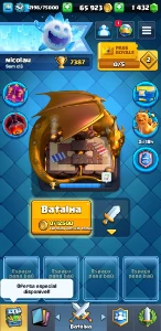 Conta clash Royale antiga