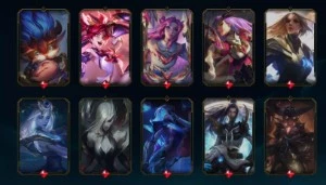 Conta do LoL 2 skins ultimates, 8 prestigios e 17 lendarias - League of Legends