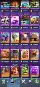 Conta Top Full De Clash Of Royal Lvl 59 +6K De Gema E 80K De - Clash Royale