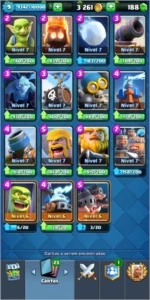 Conta Clash Royale Arena 13