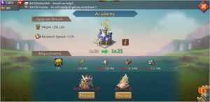 Conta Lords Mobile 71M de poder, Reino 934, pré-T4