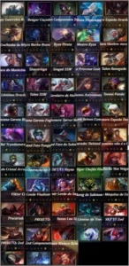 CONTA GOLD SEASON PASSADA 5/0 MD10 (ATUALMENTE) 184 SKINS - League of Legends LOL