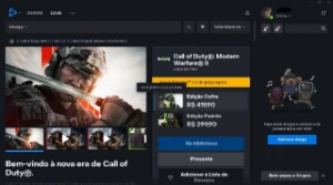 Conta Cod / Call of Duty MW2: Edição Cofre