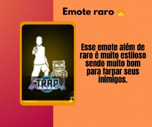 Conta FF gemada + Pacote EsqueleTom + emote raro - Free Fire