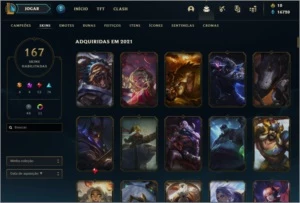 Conta League of Legends LVL 484 LOL