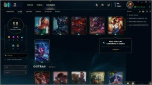 Conta lol ouro 4 - League of Legends