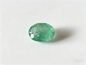 Esmeralda pedra preciosa natural oval. - Outros