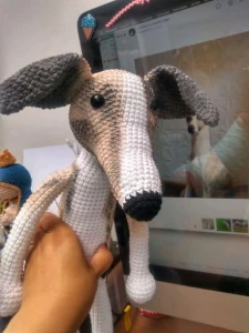 Cachorrinho Galgo ou Wippet - Artesanato e Personalizados