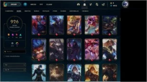 CONTA LEAGUE OF LEGENDS, 926 SKINS, COMPLETA LOL