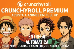 Crunchyroll Premium  (Entrega Automatica) - Assinaturas e Premium