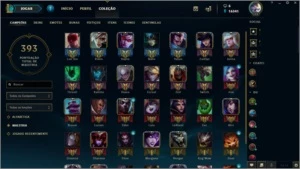 Conta LoL - Diamante IV, Mestre 3x3 - Todos Champs, 64 skins - League of Legends