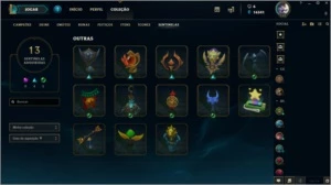 Conta LoL - Diamante IV, Mestre 3x3 - Todos Champs, 64 skins - League of Legends