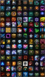 Conta LoL - Diamante IV, Mestre 3x3 - Todos Champs, 64 skins - League of Legends