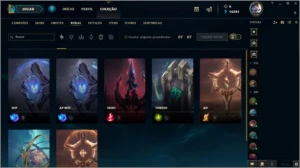 Conta LoL - Diamante IV, Mestre 3x3 - Todos Champs, 64 skins - League of Legends