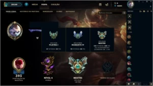 Conta LoL - Diamante IV, Mestre 3x3 - Todos Champs, 64 skins - League of Legends