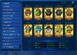 Conta High End Game Nadmo Omegamon +6K de seals - Digimon Masters Online