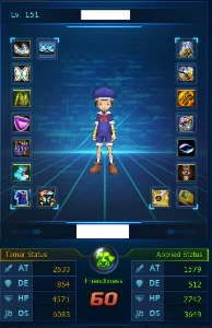 Conta High End Game Nadmo Omegamon +6K de seals - Digimon Masters Online