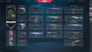 CONTA VALORANT MUITAS SKINS