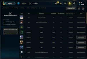 Conta platina 4 com 2 skins e 24 champs SEM EMAIL VERIFICADO - League of Legends LOL