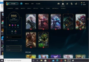 VENDO URGENTE CONTA LOL COM +6MIL REAIS GASTOS NA CONTA - League of Legends