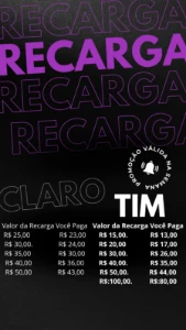 Recargas Operadoras - Assinaturas e Premium