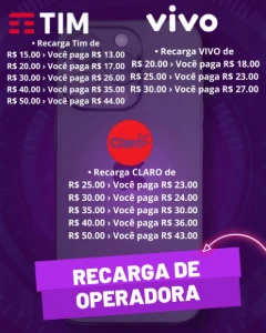 Recargas Operadoras - Assinaturas e Premium