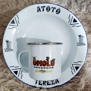Caneca, Prato ou Kit Personalizado Orixás - Artesanato e Personalizados