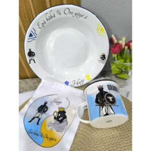 Caneca, Prato ou Kit Personalizado Orixás - Artesanato e Personalizados