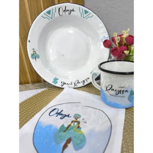 Caneca, Prato ou Kit Personalizado Orixás