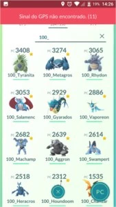 Conta Pokemon Go level 32 quase 33 coma vários lendários. - Pokémon
