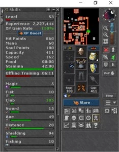 Conta Tibia RP 178  /  MS  118 outros Pacera