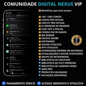 Comunidade no Telegram com Milhões de Infoprodutos Liberados - Serviços Digitais