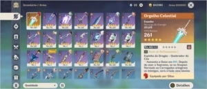 Genshin impact Raiden + Diluc + Orgulho celestial