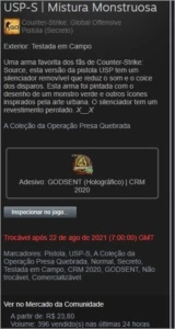 Conta cs go com skins , prime e na MD10 - Counter Strike