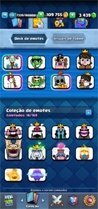 6anos de conta/+100kgold/+3.4k de gemas preço desapego - Clash Royale