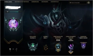 Conta Plat 3 70% WR MMR D4 - League of Legends LOL