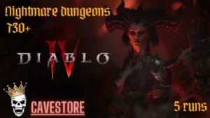 [TEMPORADA II]Diablo 4-Nightmare dungeons - T30+ 5 rotações
