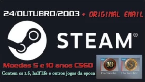 Steam 18 anos de serviço