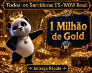 1 MILHÃO (1M) DE GOLD WOW TODOS OS SERVIDORES - Blizzard