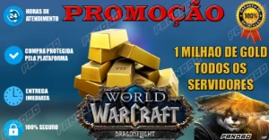 1 MILHÃO (1M) DE GOLD WOW TODOS OS SERVIDORES - Blizzard