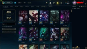 Conta lol 152 personagens + 335 skins + sem elo (ouro 3 s9) - League of Legends