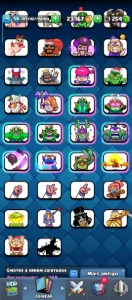 Conta Clash Royale Nível 56 – 9.531 Troféus | Todas as Carta