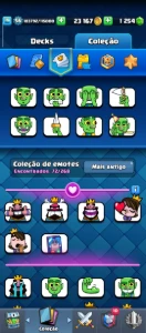 Conta Clash Royale Nível 56 – 9.531 Troféus | Todas as Carta