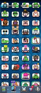 Conta Clash Royale Nível 56 – 9.531 Troféus | Todas as Carta